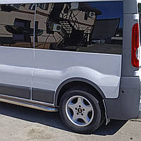 Накладки на арки Опель Виваро 2001-2014 (Opel Vivaro 2001-2014), 4 шт, черные, АВС