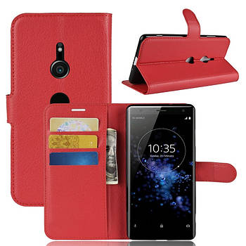 Чохол-книжка Litchie Wallet для Sony Xperia XZ3 H9436 Червоний