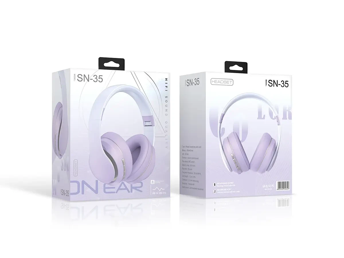 Навушники накладні з Bluetooth SN-35 60шт 6917