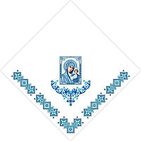Х-022. Схема для вишивки бісером Фана церковна Пресвята Богородиця.
