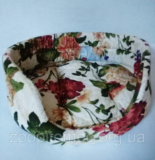 Лежак кольоровий для котів і собак 48х33х17 см