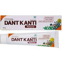 Зубная паста Дент Канти Натурал, 100 г, Патанджали; Dant Kanti Natural Tooth Paste, 100 g, Patan