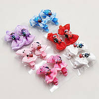 Шпильки сонечка 6 шт. різні кольори