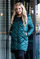 Жіноча зимова куртка в кольорах синтепон 250 батал новинка 2023