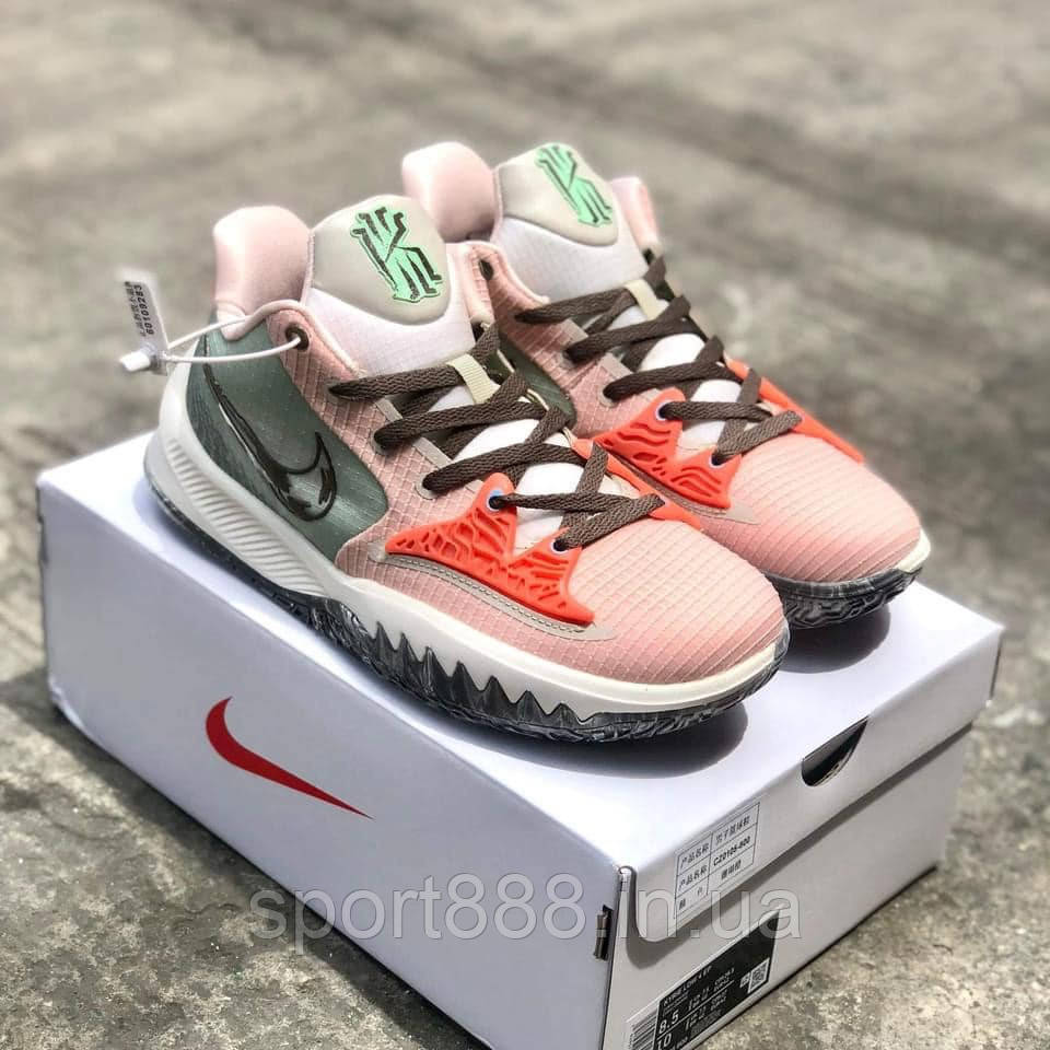 Eur 36-45 Баскетбольні кросівки рожеві Nike Kyrie 4 Low Pale Coral Кайрі
