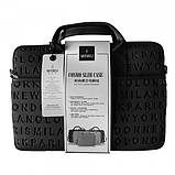 Сумка для ноутбука WiWU Cosmo Laptop Bag Slim 13.3 чорна, фото 2