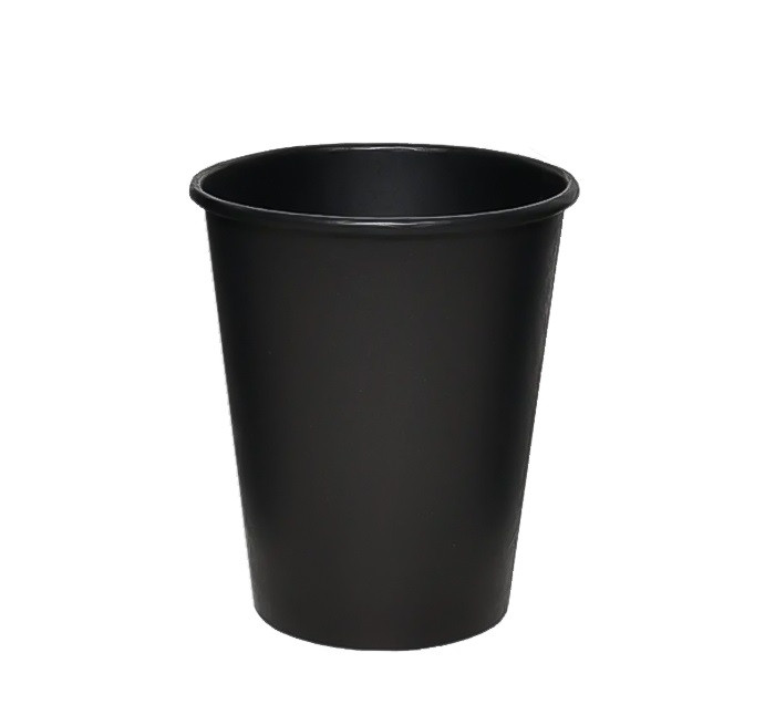 Стакан паперовий 340 мл Black 50шт в рукаві, фото 1