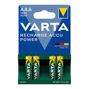 Акумулятори AAA (HR03) Varta 1000mAh (4шт.)