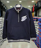 Кофта тепла сіра на байці для хлопчиків 116,122,128,134,140 зросту Buci Туреччина, фото 2