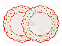 Lefard China Набор тарелок обеденных Новогодняя коллекция 28см 985-154