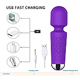 Жіночий вібратор мікрофон міні, Вібростимулятор кліторний і вагінальний масажер, Інтимні іграшки, фото 2