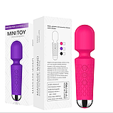 Жіночий вібратор мікрофон міні, Вібростимулятор кліторний і вагінальний масажер, Інтимні іграшки, фото 3