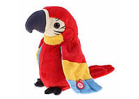 Интерактивная игрушка говорящий Попугай Parrot Talking Красный GS227