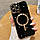 Черный  чохол Plating Luxury  для iPhone 14 pro max, силиконовый прозрачный чехол для айфон 14 про мах, фото 7