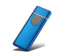 Зажигалка спиральная USB ZGP ABS Синяя GS227