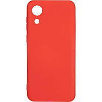 Чехол - накладка для Samsung A03 Core / бампер на самсунг А03 кор / soft touch / красный .