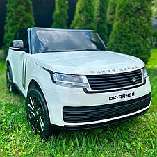 Дитячий електромобіль джип двомісний Land Rover M 5055EBLR-1 (MP3, SD, USB, мотори 4x35W, акум.12V14AH), фото 3