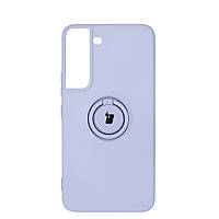 Чехол Soft Silicone Case для Samsung Galaxy S22 Lilac with ring