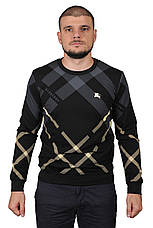 Світшот чоловічий Burberry 24-24K-8603 чорний, фото 3
