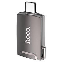Адаптер HOCO UA19 Easy flow Type-C to HDTV adapter Metal Gray