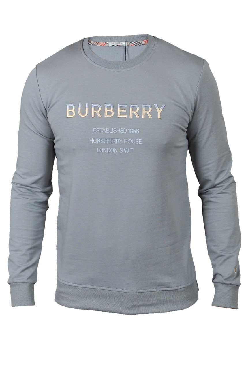 Світшот чоловічий Burberry 23-K-8629 сірий S