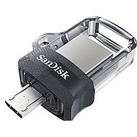 Флеш-накопичувач SanDisk USB 3.0 Ultra Dual Drive OTG M3.0 256Gb (150Mb/s)