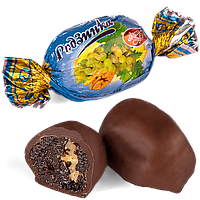 Шоколадные конфеты Изюм с грецким орехом Skava