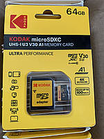 Micro sd card Kodak 64gb / Micro sd card 64gb / Карта памяти 64гб/ флешка 64гб