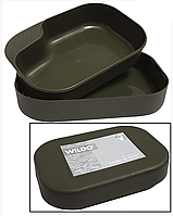Туристический Набор Посуды из 2 частей 800 мл (Тарелка с крышкой) Wildo "Food Box Camp-A-Box" (14670000) Olive