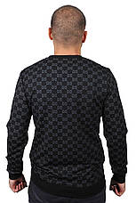 Світшот чоловічий Gucci 24-24K-9411 чорний, фото 5