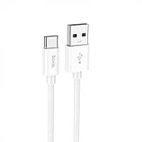 Кабель HOCO X87 Magic silicone charging data cable for Type-C White