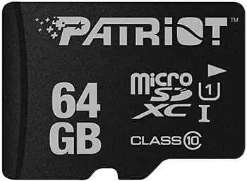 Карта Пам'яті Patriot LX Series MicroSDXC (UHS-1) 64Gb 10 Class
