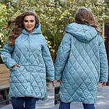 Жіноча тепла зимова куртка великого розміру новинка 2023, фото 2
