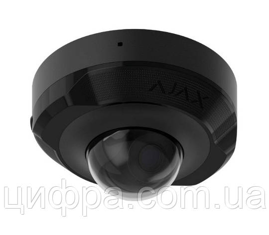 Дротова охоронна IP-камера Ajax DomeCam Mini black (5Mp/2.8mm), фото 1