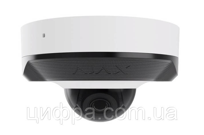 Дротова охоронна IP-камера Ajax DomeCam Mini white (5Mp/2.8mm), фото 1