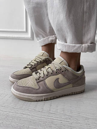 Жіночі Кросівки Nike SB Dunk Low Retro Brown Beige / Найк СБ Данк Ретро Низькі Бежеві з Коричневим, фото 1