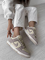 Жіночі Кросівки Nike SB Dunk Low Retro Brown Beige / Найк СБ Данк Ретро Низькі Бежеві з Коричневим, фото 4