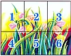 Набір для вишивання за нанесеною на канву схемою "Perfect tulips". AIDA 14CT printed 56*46 см, фото 4