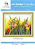 Набір для вишивання за нанесеною на канву схемою "Perfect tulips". AIDA 14CT printed 56*46 см, фото 3