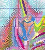 Набір для вишивання за нанесеною на канву схемою "Perfect tulips". AIDA 14CT printed 56*46 см, фото 8