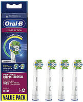 Сменные зубные насадки Oral-B Floss Action (4шт) зубные насадки орал би для электрических щеток Флос Екшион