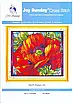 Набір для вишивання за нанесеною на канву схемою "Poppy (6)". AIDA 14CT printed, 43*38 см, фото 2