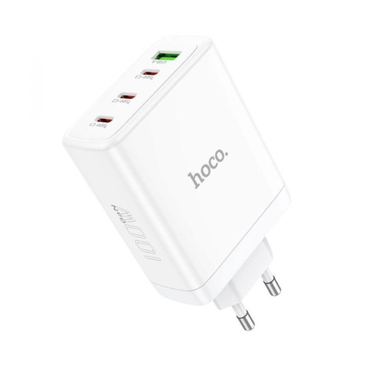 Зарядний пристрій USB HOCO N31 Leader PD100W White, фото 1