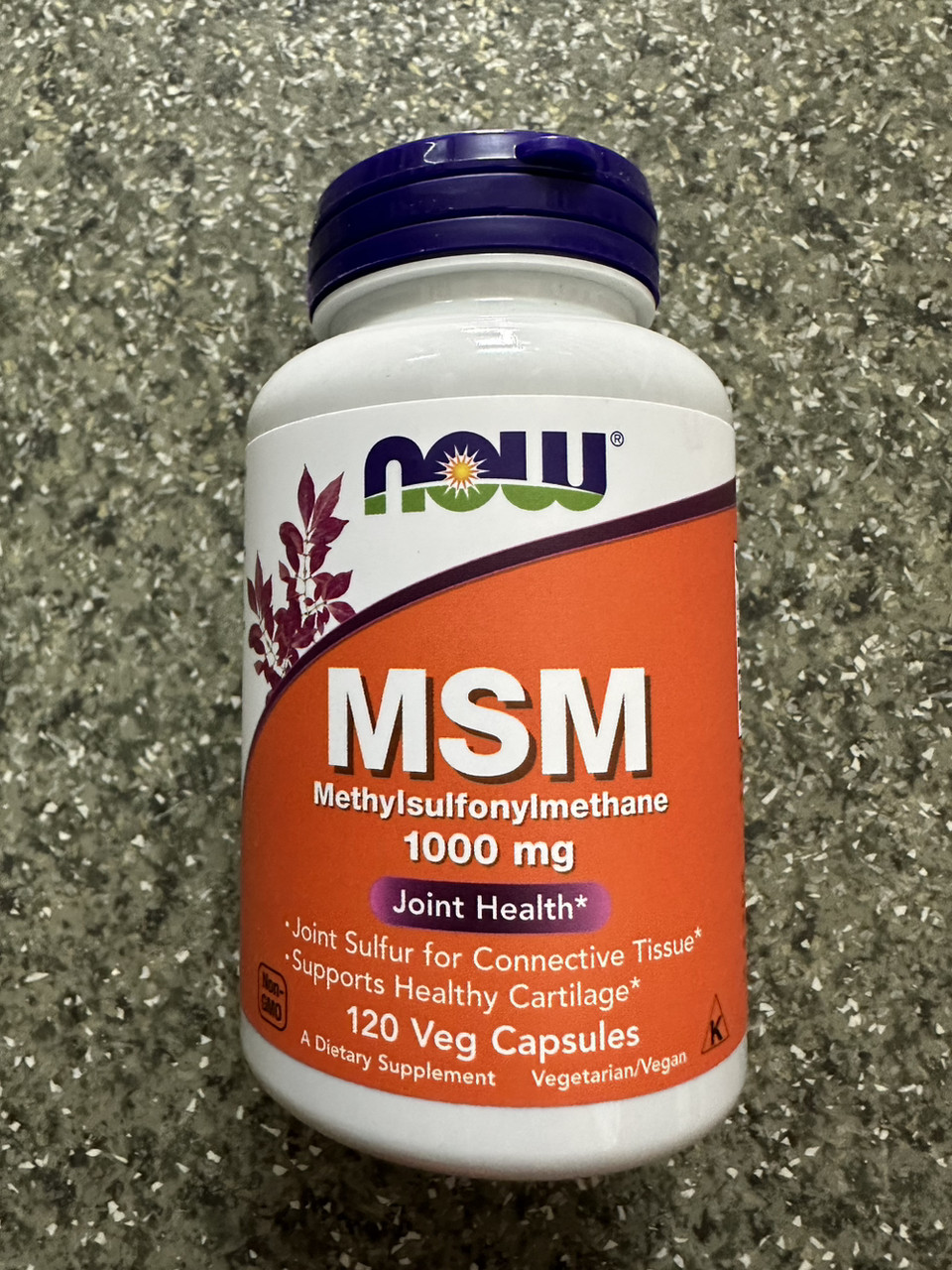 Метилсульфонилметан МСМ Now Foods MSM 1000 mg 120 Caps - фото 1 - id-p130945164