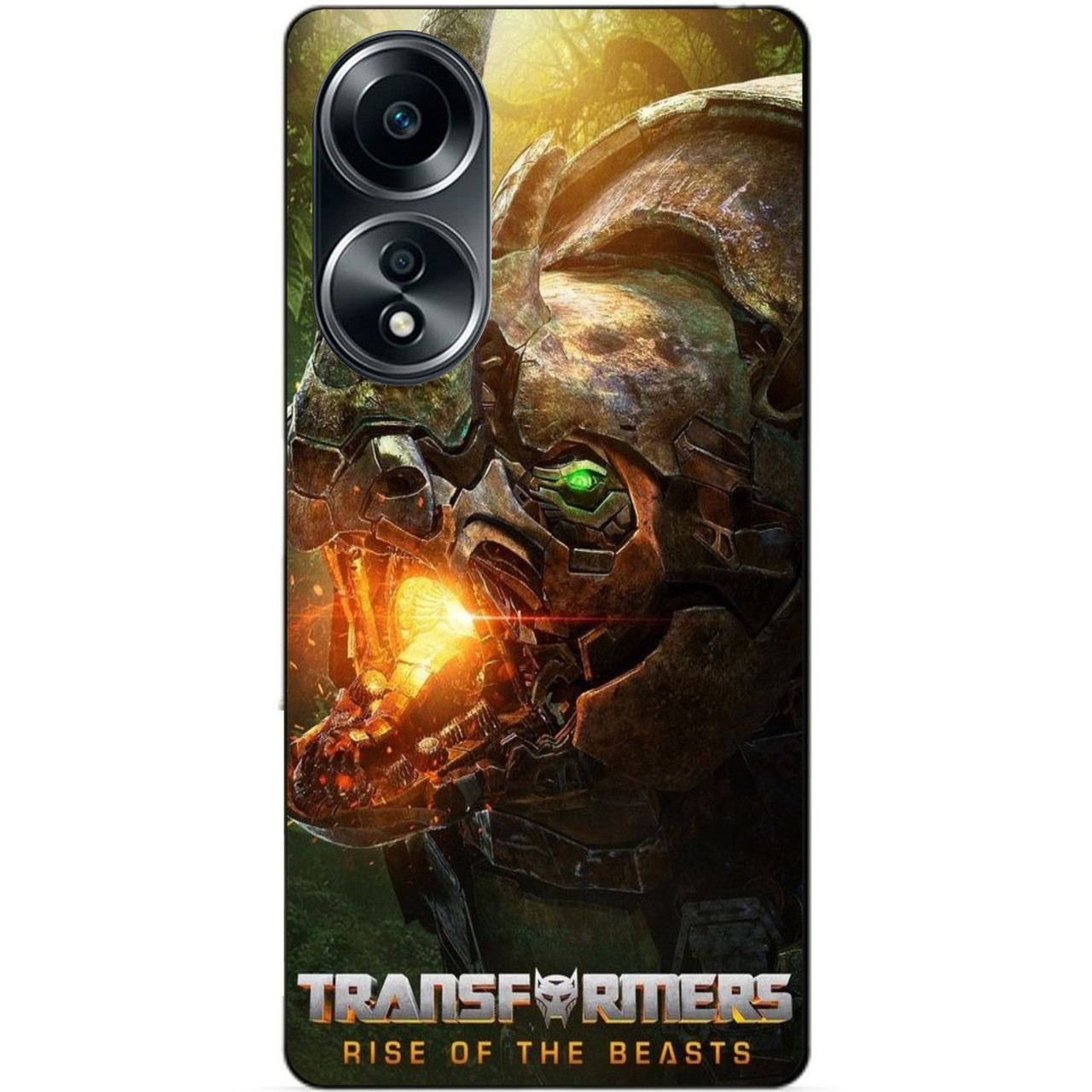 Силіконовий бампер чохол для Oppo A58 Райнокс Звіробати Трансформери Transformers Звероботи