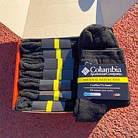 Бокс чоловічих термошкарпеток Columbia 8 пар 41-46 р тактичні, спортивні і теплі, високі і бавовняні, зимові