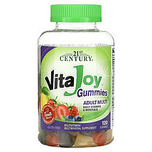 Мультивітаміни для дорослих 21st Century "VitaJoy Gummies" (120 жувальних таблеток)