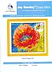 Набір для вишивання за нанесеною на канву схемою "Poppy (8)". AIDA 14CT printed, 27*22 см, фото 3