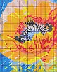 Набір для вишивання за нанесеною на канву схемою "Poppy (8)". AIDA 14CT printed, 27*22 см, фото 5