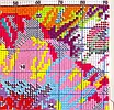 Набір для вишивання за нанесеною на канву схемою "Poppy (8)". AIDA 14CT printed, 27*22 см, фото 6
